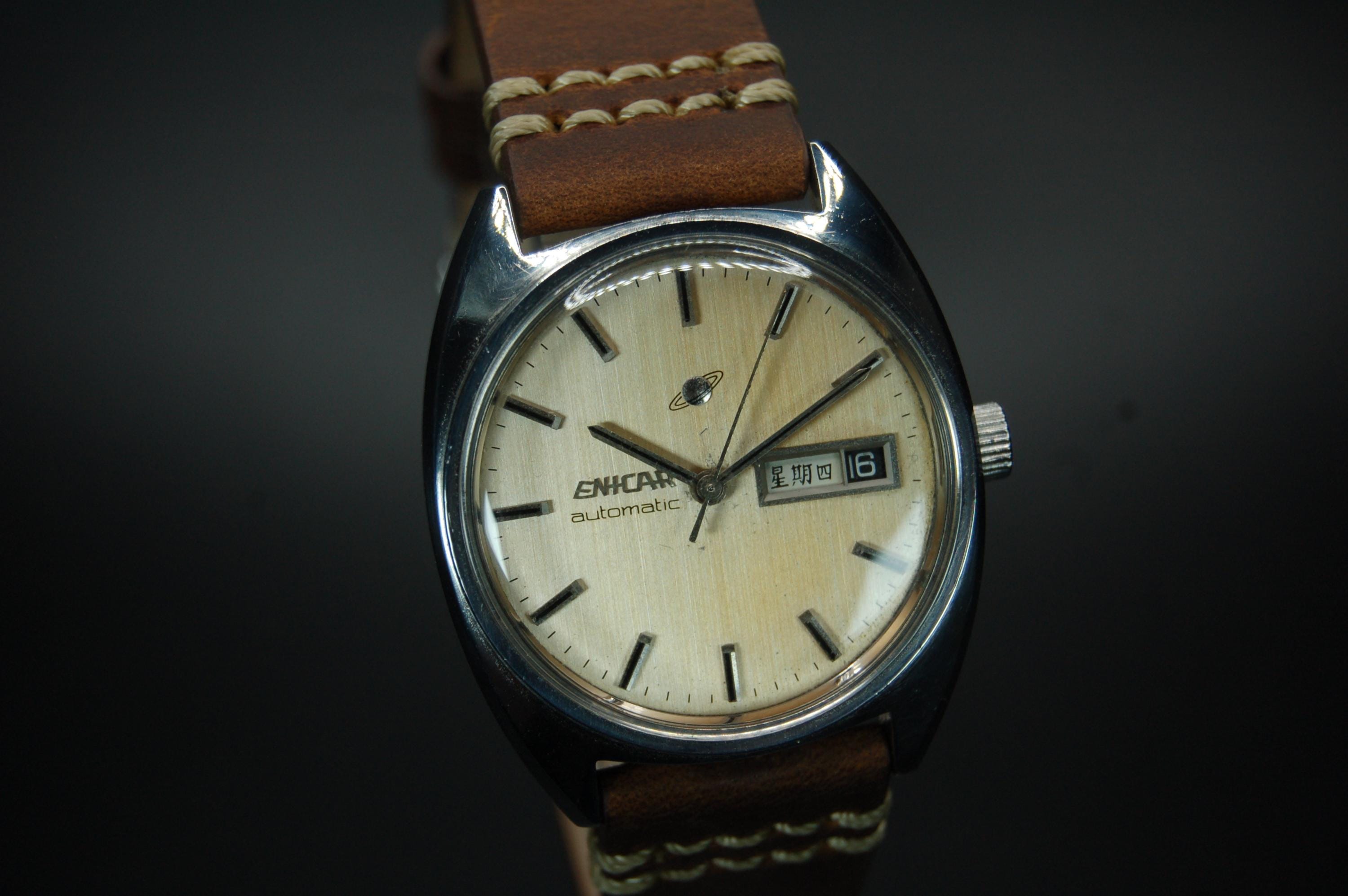 Vintage enicar watch - Etsy 日本