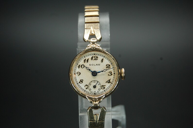 Stunning 1940's Vintage Ladies Solar Watch Etsy Australia