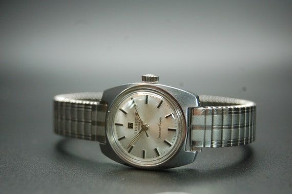 vintage ladie's Tissot SeaStar Seven manual wind - image 9