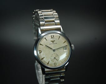 Vintage Stainless steel Wittnauer Manual Wind Dress watch