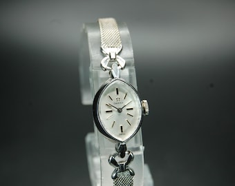 Reloj de vestir vintage Omega de cuerda manual para mujer