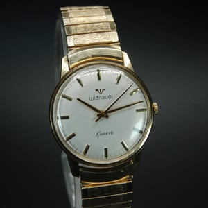 Wittnauer gold watch - Etsy 日本