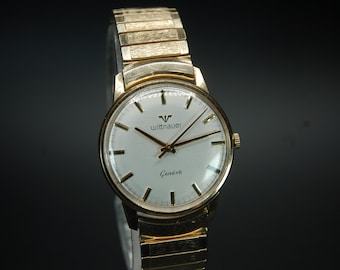 Stunning Vintage Wittnauer Geneve Manual Wind Watch. FREE SHIPPING