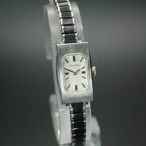 Ausgefallene Vintage Bulova Damen Armbanduhr
