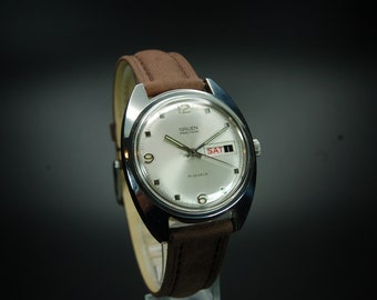 Prachtig vintage Gruen Precision Day en Date Manual Watch