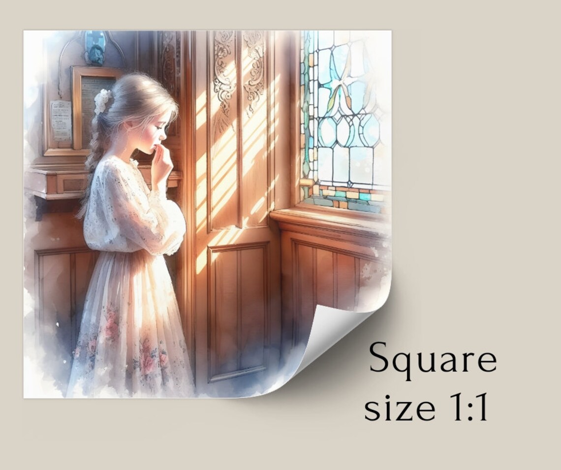 Girl's First Penance Clipart , Sacrament of Penance, First Confession ...