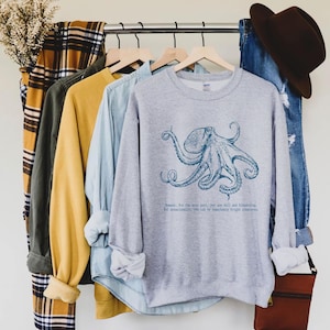 Remarkably Bright Creatures Tova Sullivana Shirt, Marcellus Shirt, Shelby Van Pelt Shirt,  Sowell Bay Aquarium, Book Lover Gift