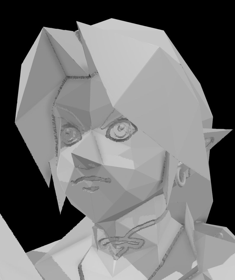 Link N64 Zelda Ocarina of Time 3D Print OBJ File Etsy