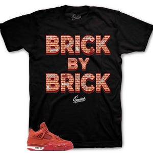 Brick By Brick Sneaker-tröja - Retro AJ4 Matchande Tröja