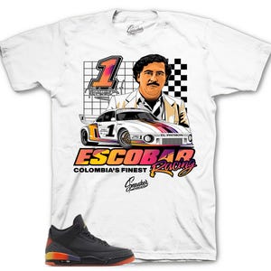 Sneaker Tees To Match Retro 3 Rio AJ3 - Champ Racing Shirt