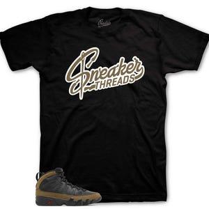 Shirts To Match Retro 9 Olive AJ9 - Sneaker Threads Tee