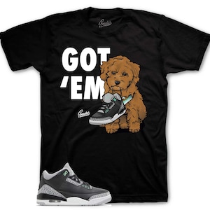 Sneaker Tees To Match Retro 3 Green Glow 1 - Copped Em Shirt