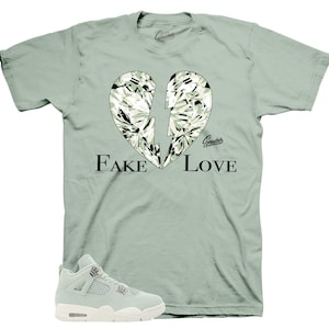 Shirts To Match Retro 4 Abundance AJ4 Seafoam - Love Sneaker Tee