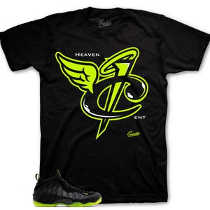 Heaven Cent Design To Match Foamposite Volt - Matches Black Volt Foams