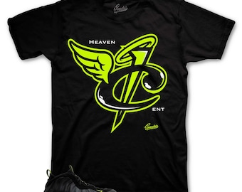 Heaven Cent Design To Match Foamposite Volt - Matches Black Volt Foams