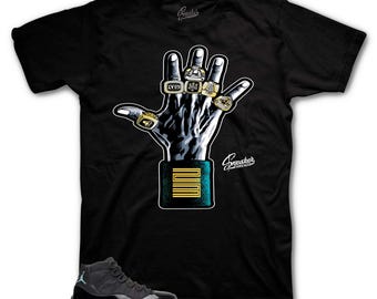 Sneaker Tees To Match Retro 11 Gamma Blue - Rings Shirt