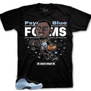 Toon Foams Design To Match Foamposite Psychic Blue - Matches Foams