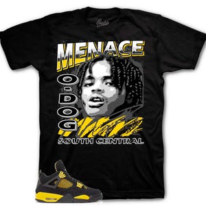 Sneaker Tees To Match Retro 4 Yellow Thunder - Nineties Shirt