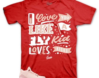 retro 3 rust pink shirt