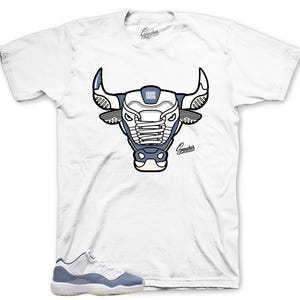 Sneaker Tees To Match Retro 11 Diffused Blue - War Bully Shirt