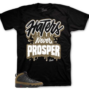 Shirts To Match Retro 9 Olive AJ9 - Prosper Sneaker Tee