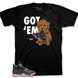 Sneaker Tees To Match Retro 4 Bred - Copped Em Shirt