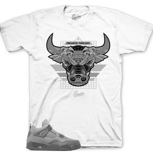 Shirts To Match Retro 4 Wet Cement AJ4 - War Bully Sneaker Tee