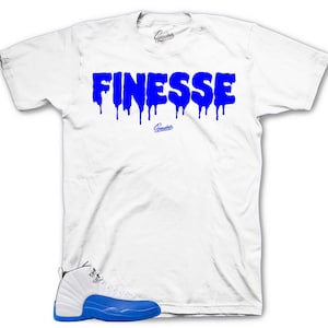 Shirts To Match Retro 12 Blueberry AJ12 Game Royal - Finesse Sneaker Tee