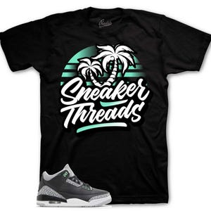 Sneaker Tees To Match Retro 3 Green Glow 1 - ST Palms Shirt