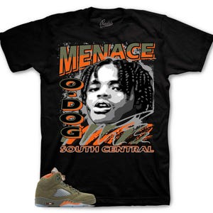 Shirts To Match Retro 5 Olive AJ5 - Nineties Sneaker Tee