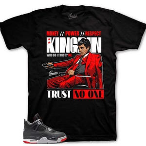 Sneaker Tees To Match Retro 4 Bred - Trust Issues Shirt