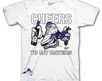 Koszulka do dopasowania Retro 5 Grape AJ5 Grapes - Fly kicks Sneaker Tees