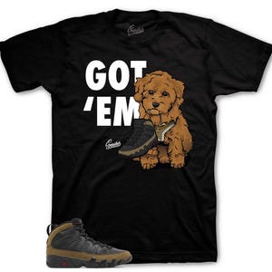 Shirts To Match Retro 9 Olive AJ9 - Copped Em Sneaker Tee