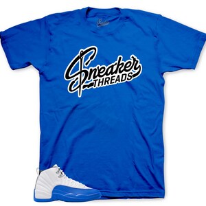 Shirts To Match Retro 12 Blueberry AJ12 Game Royal - Sneaker Threads  Tee