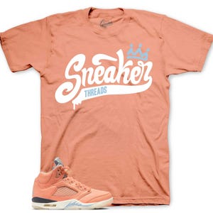Sneaker Tees To Match Retro 5 Crimson Bliss - ST Crown Shirt