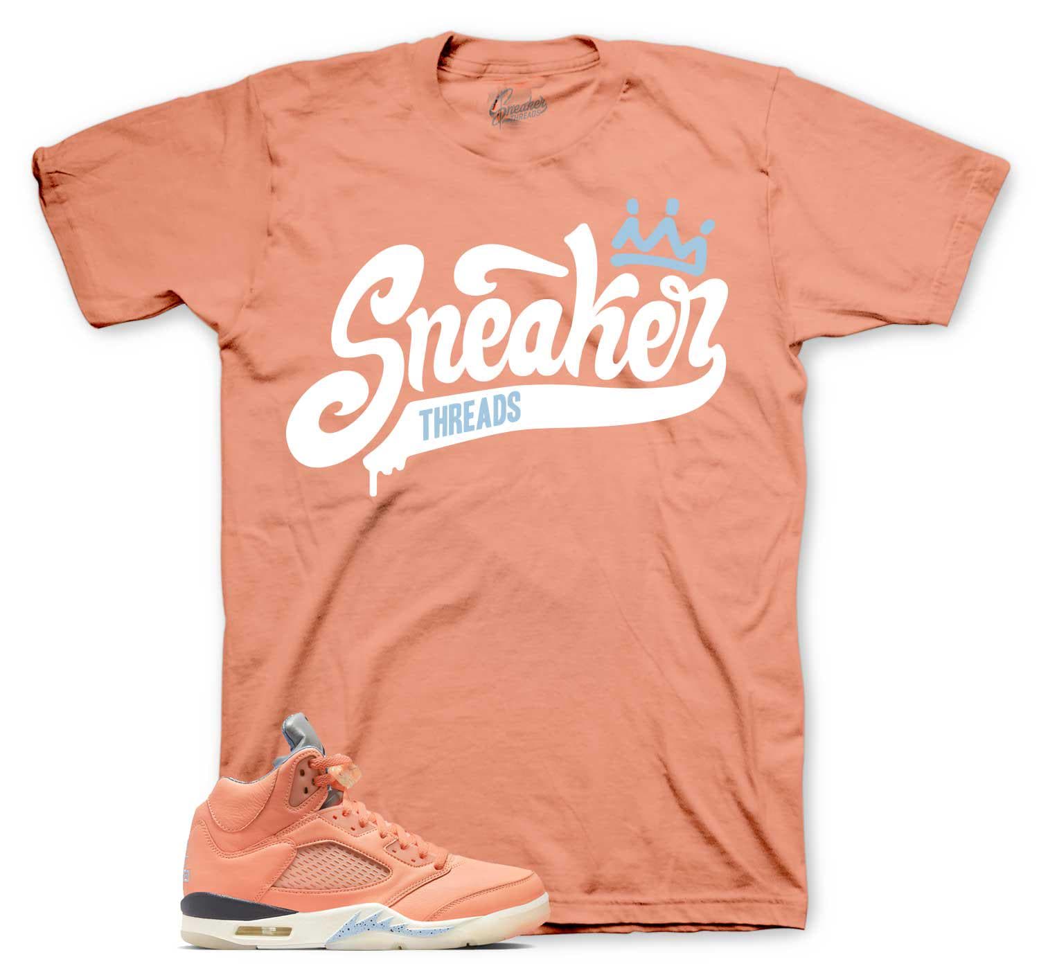 jordan 5 orange blaze shirt