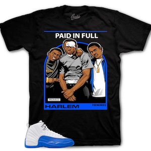 Shirts To Match Retro 12 Blueberry AJ12 Game Royal - Frenemies Sneaker Tee