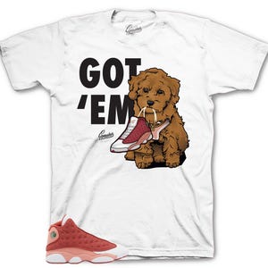 Shirts To Match Retro 13 Dune Red AJ13 - Copped Em Sneaker Tee