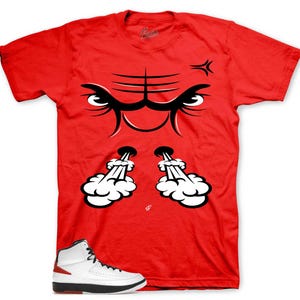 Shirts To Match Retro 2 Chicago AJ2 - Raging Face Sneaker Tees