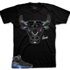 Shirt To Match Retro 8 Aqua AJ8 Aquas - War Bully Sneaker Tees