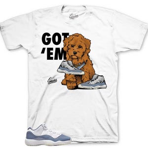 Sneaker Tees To Match Retro 11 Diffused Blue - Copped Em Shirt