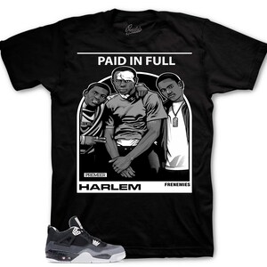 Sneaker Tees To Match Retro 4 White Thunder - Frenemies Shirt