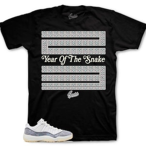 Shirts To Match Retro 11 Year Of The Snake 11s - Crest Sneaker Tees
