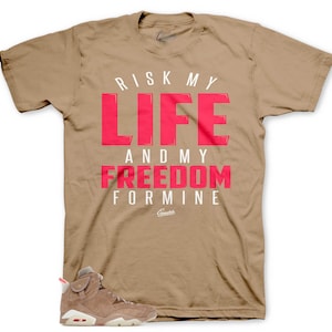 Sneaker Tees To Match Retro 6 British Khaki Travis Scott - My Life Shirt