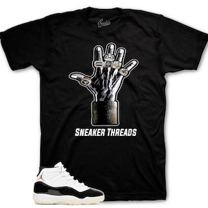 Sneaker Tees To Match Retro 11 Gratitude DMP AJ11 - Rings Shirt