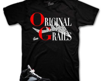 jordan metallic 5 shirt