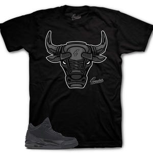 Shirt To Match Retro 3 Black Cat AJ3 - War Bully Sneaker Tees