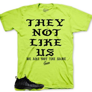 NOT LIKE US Design To Match Foamposite Volt - Matches Black Volt Foams