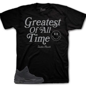 Shirt To Match Retro 3 Black Cat AJ3 - Greatest Sneaker Tees