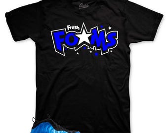 Shirts to Match Foamposite Royal International Blue Royal Fresh